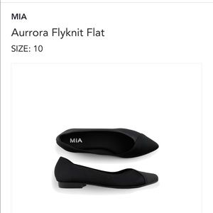 Black knit MIA flats from Stitchfix. NWT.